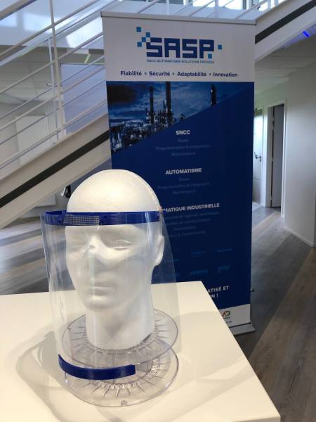 SASPrint3D – Des réalisations sur-mesure pour se protéger face au COVID-19